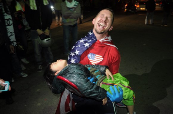 Staged: Captain America--Yenshui Fireworks Festival