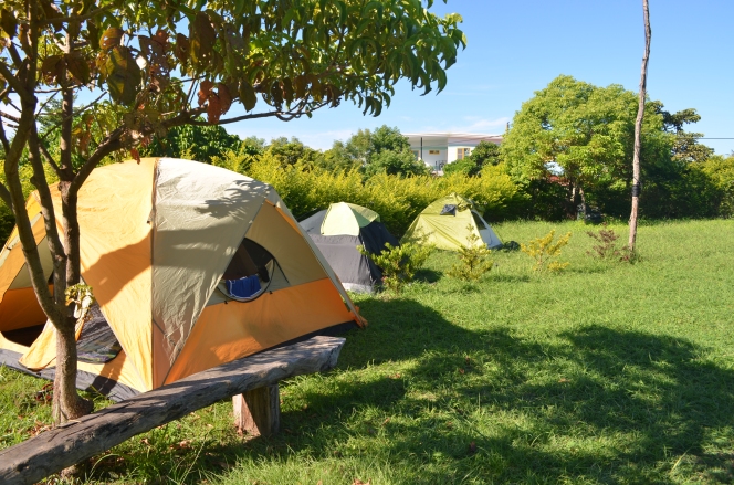 Free camping in Dulan.